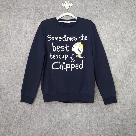 Disney Tops - Disney Parks Women Sweatshirt 6 Beauty & the beast Chip Tea Cup Fleece Bell